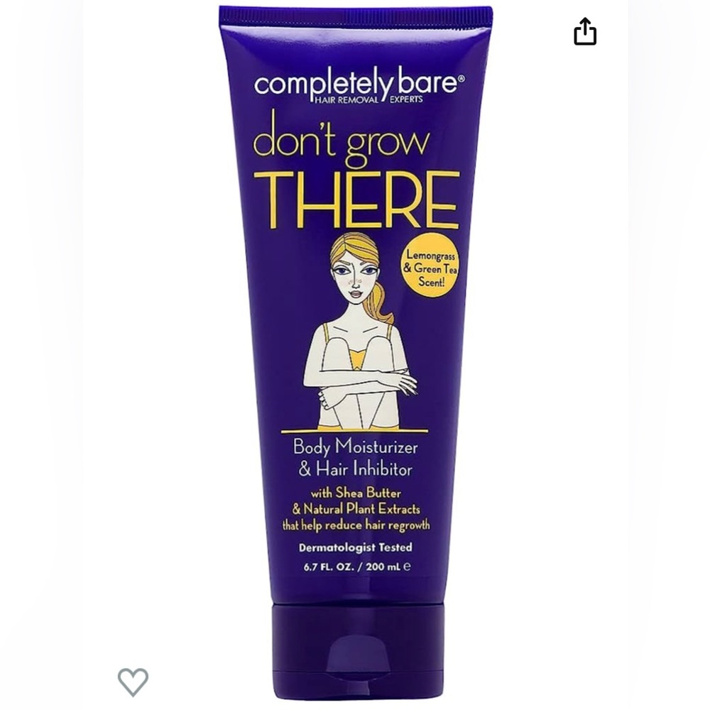 Completely Bare Dont Grow There Moisturizer & Hair Inhibitor FullSize + 2 Travel